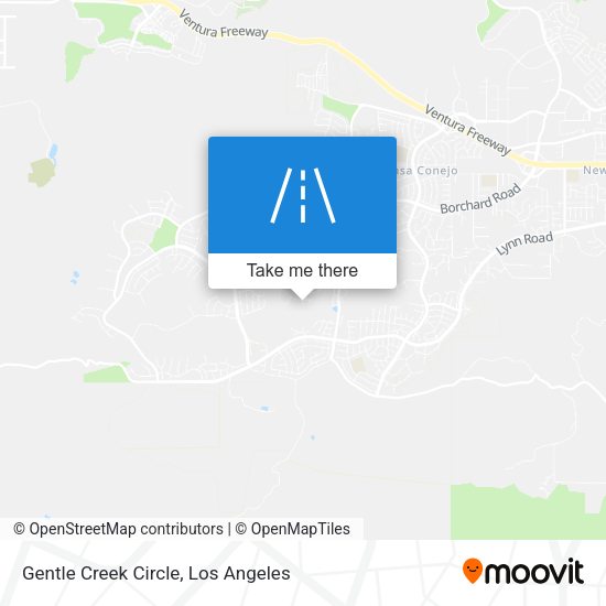 Gentle Creek Circle map