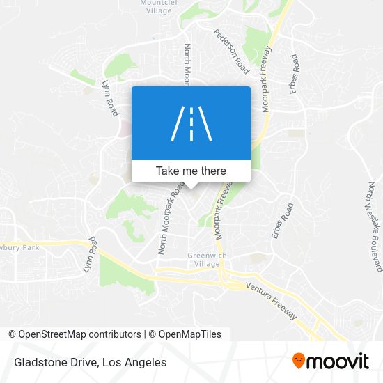 Mapa de Gladstone Drive