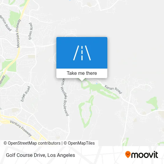 Golf Course Drive map