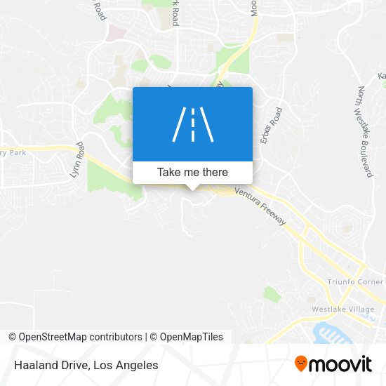 Mapa de Haaland Drive