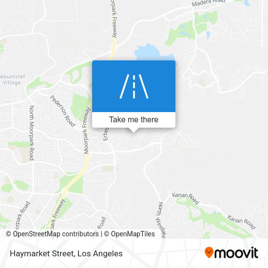 Haymarket Street map