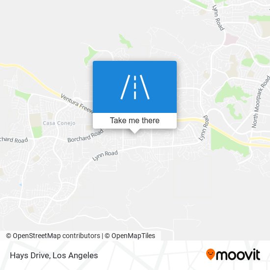 Hays Drive map