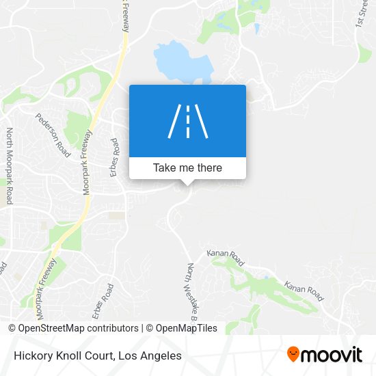Mapa de Hickory Knoll Court