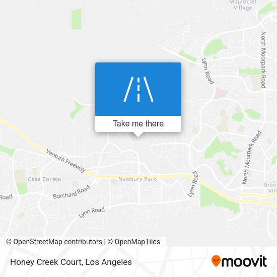 Honey Creek Court map