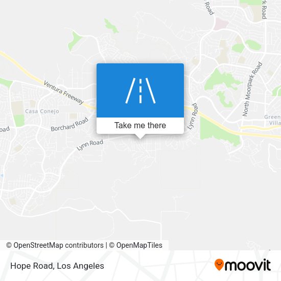Mapa de Hope Road