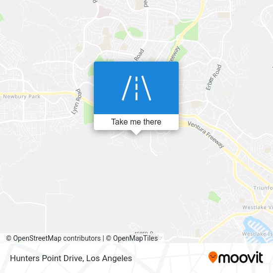 Mapa de Hunters Point Drive