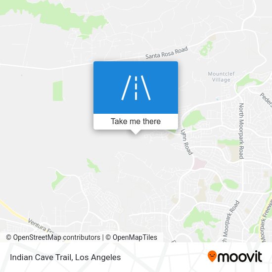 Mapa de Indian Cave Trail