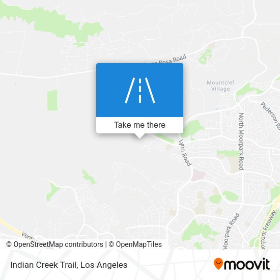 Mapa de Indian Creek Trail
