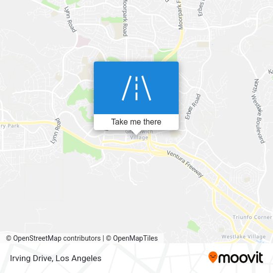 Mapa de Irving Drive