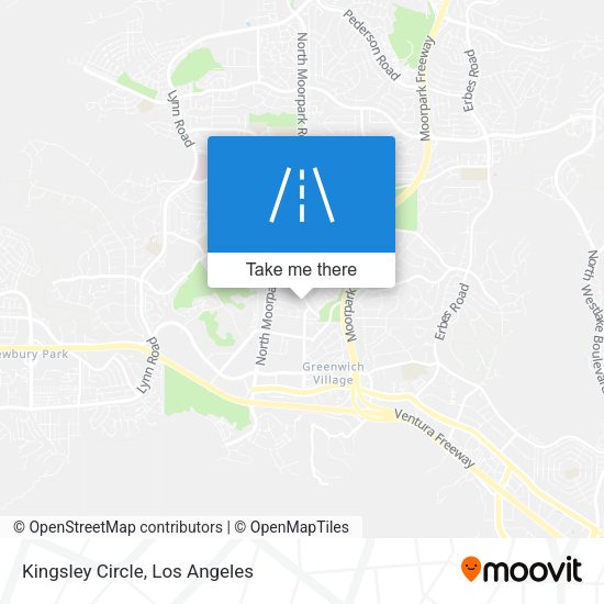 Mapa de Kingsley Circle