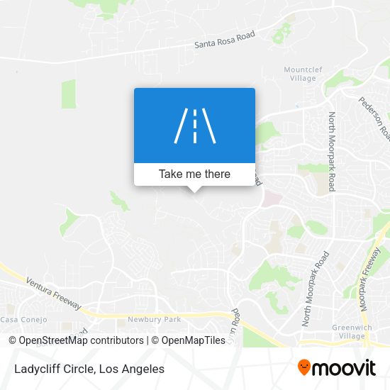 Mapa de Ladycliff Circle
