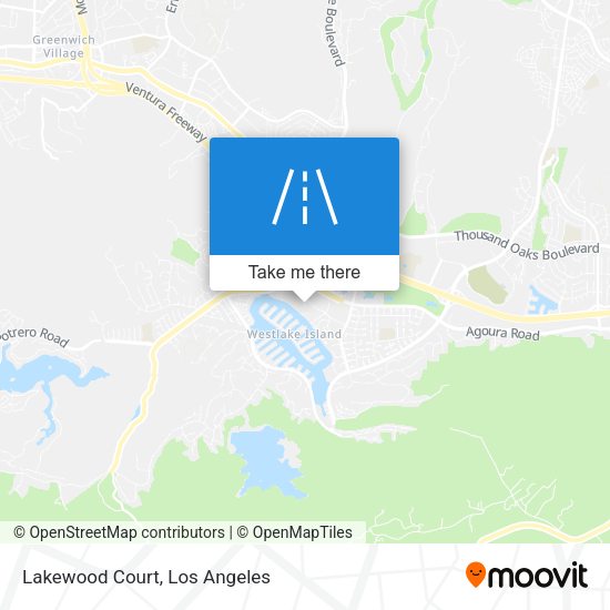Mapa de Lakewood Court