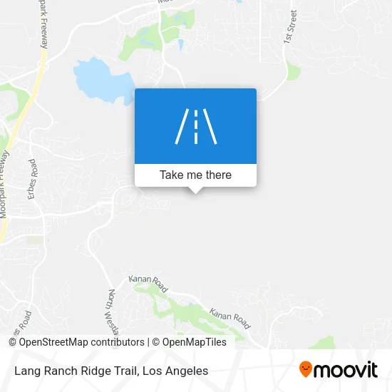 Lang Ranch Ridge Trail map