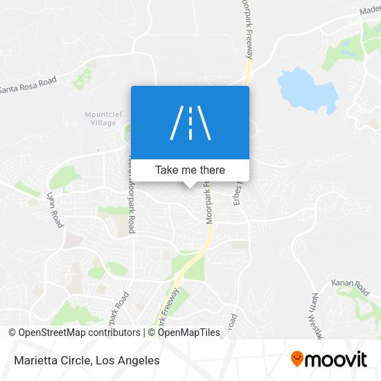Mapa de Marietta Circle