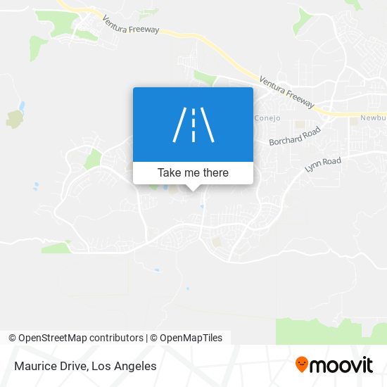 Maurice Drive map