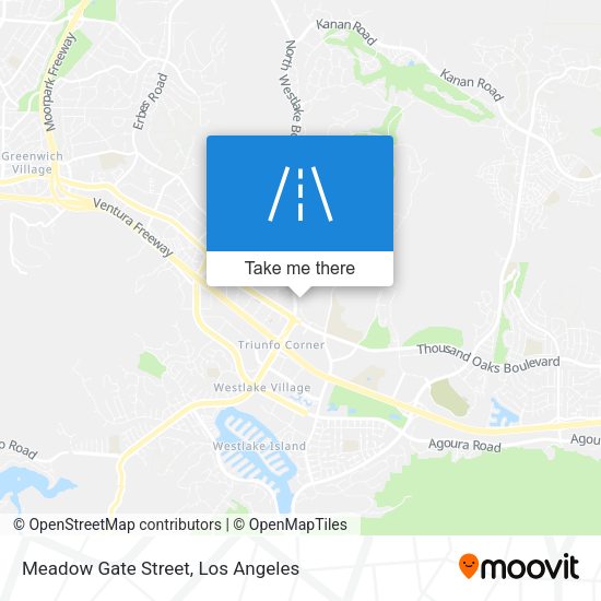 Mapa de Meadow Gate Street