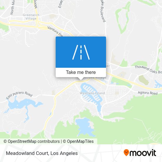 Mapa de Meadowland Court
