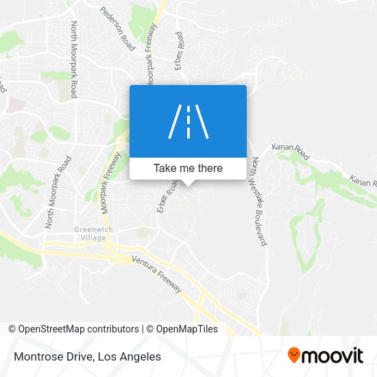 Mapa de Montrose Drive