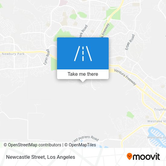 Newcastle Street map