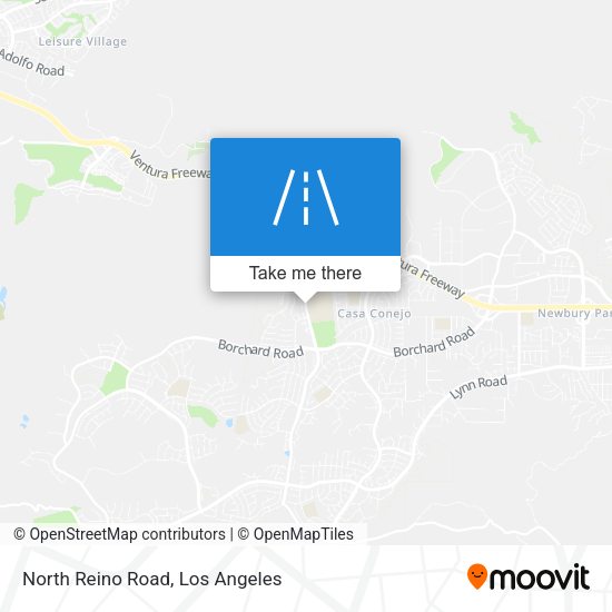 North Reino Road map