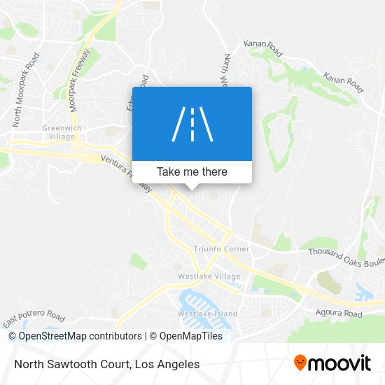 North Sawtooth Court map
