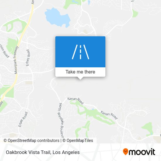 Mapa de Oakbrook Vista Trail