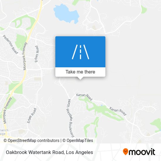 Mapa de Oakbrook Watertank Road