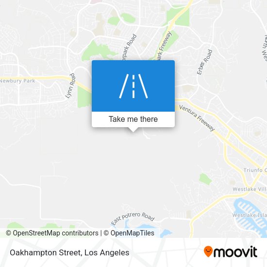 Oakhampton Street map