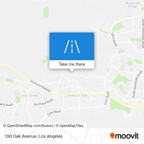 Mapa de Old Oak Avenue