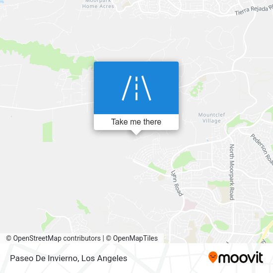Mapa de Paseo De Invierno