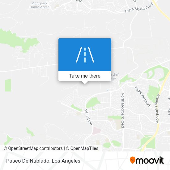 Paseo De Nublado map