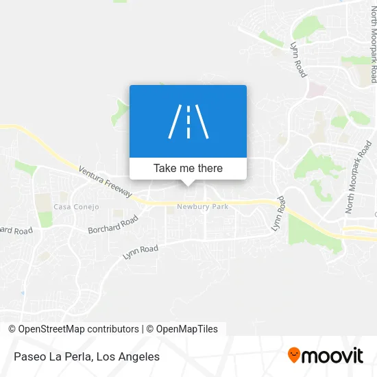 Paseo La Perla map
