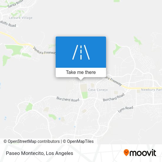 Paseo Montecito map