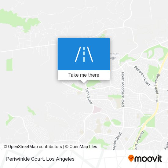 Mapa de Periwinkle Court