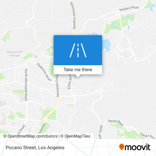 Mapa de Pocano Street