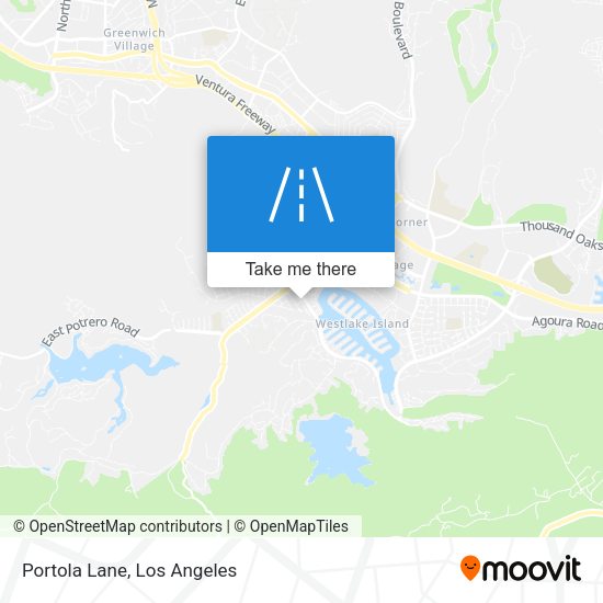 Mapa de Portola Lane