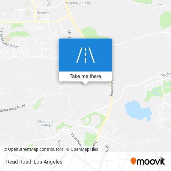 Mapa de Read Road
