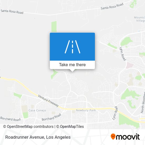 Mapa de Roadrunner Avenue