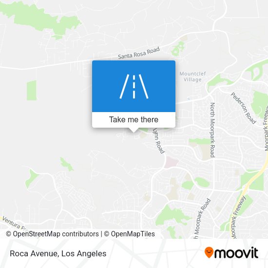 Mapa de Roca Avenue