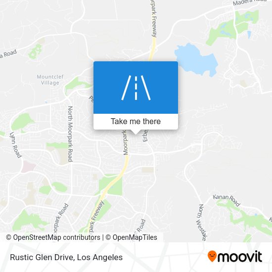 Mapa de Rustic Glen Drive