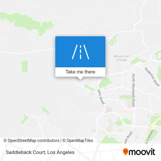 Saddleback Court map