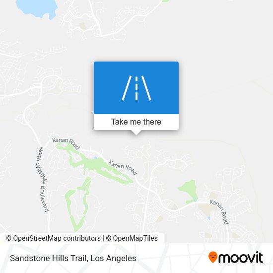 Sandstone Hills Trail map