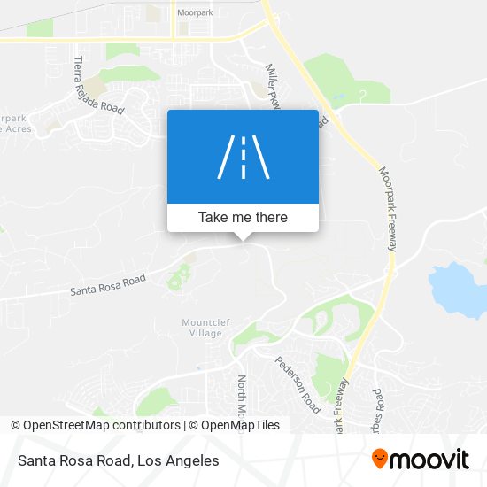 Santa Rosa Road map