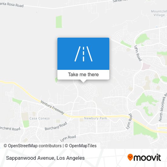 Mapa de Sappanwood Avenue