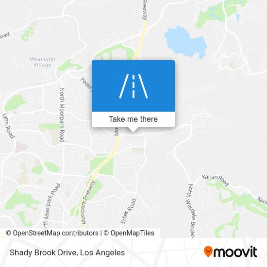 Shady Brook Drive map