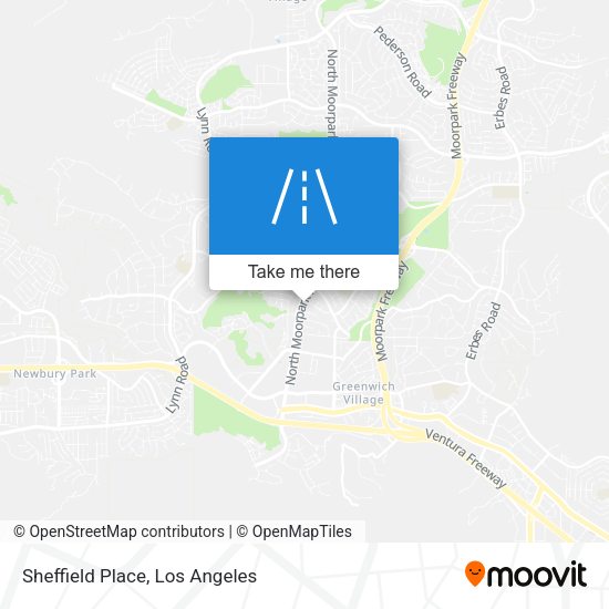 Mapa de Sheffield Place