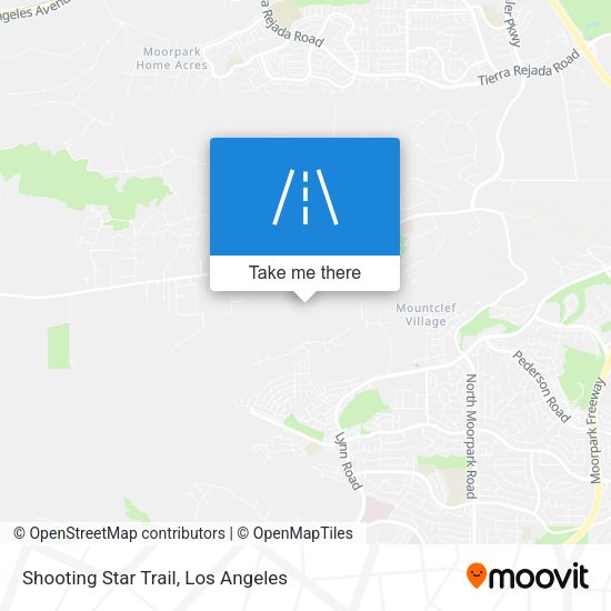 Shooting Star Trail map
