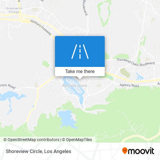 Shoreview Circle map