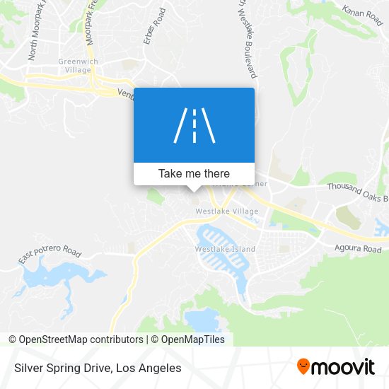 Mapa de Silver Spring Drive
