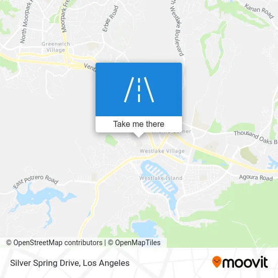 Silver Spring Drive map
